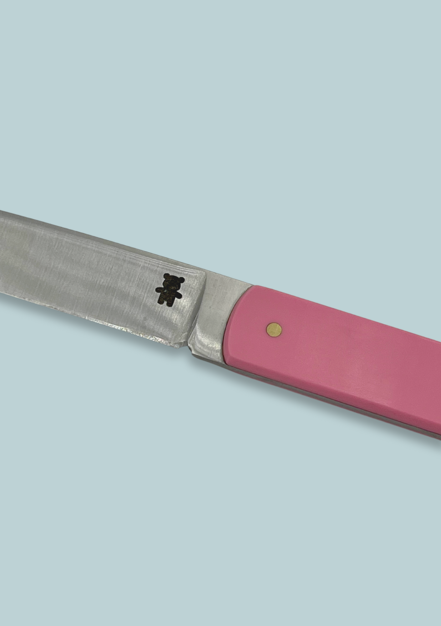 (M05) Cuchillo de mesa rosa