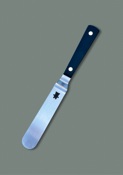 Espátula de emplatar redonda (negra)